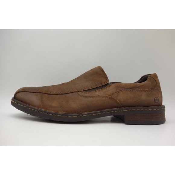Born Brown Leather Dress Casual Slip On Chelsea Loafers Shoes Men's 47.5 / 13 - Picture 6 of 11